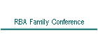 RBA Family Conference